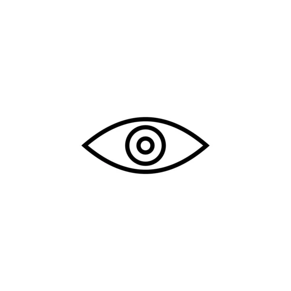 眼睛图标矢量插图 眼睛的标志和符号 观照及视觉图标 — 图库矢量图片