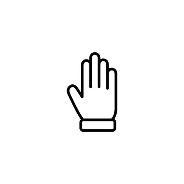 Ilustração Vetor Ícone Mão Sinal Mão Símbolo Gesto Mão —  Vetores de Stock