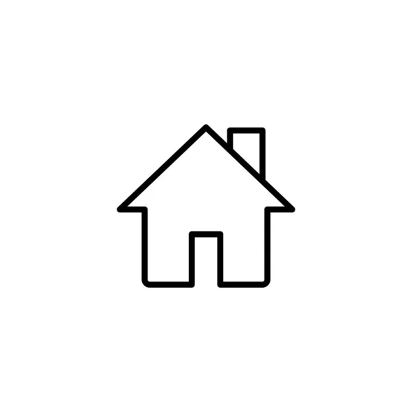 家のアイコンベクトルイラスト ホームサインとシンボル — ストックベクタ