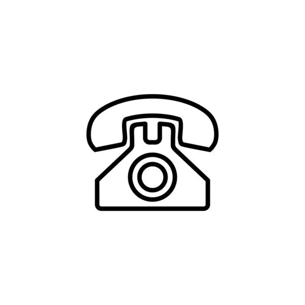Ikona Telefonního Vektoru Ilustrace Telefonní Značka Symbol — Stockový vektor