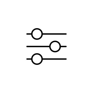 Simge vektör illüstrasyonu ayarlanıyor. İşaret ayarları ve sembol. Vites İşareti