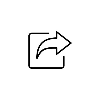 Simge vektör illüstrasyonunu paylaş. İşaret ve sembol paylaşımı