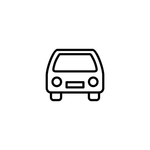 Εικονογράφηση Φορέα Εικονίδιο Αυτοκινήτου Σήμανση Αυτοκινήτου Και Σύμβολο Μικρό Σεντάν — Διανυσματικό Αρχείο
