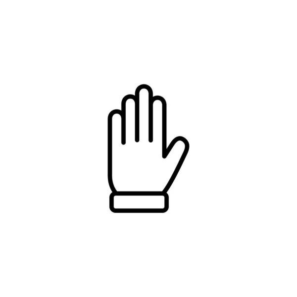 Ilustração Vetor Ícone Mão Sinal Mão Símbolo Gesto Mão — Vetor de Stock