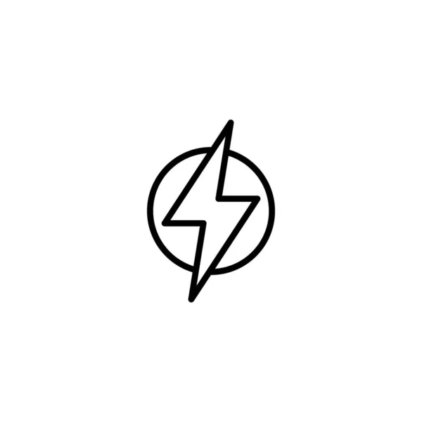 stock vector Lightning icon vector illustration. electric sign and symbol. power icon. energy sign