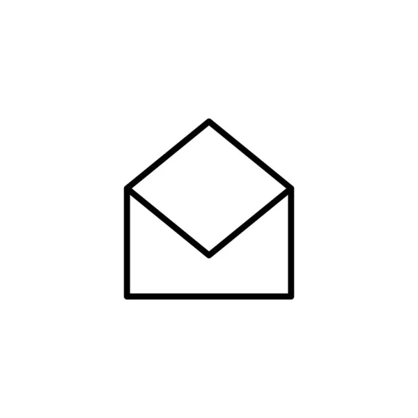 Векторная Иллюстрация Писем Знак Символ Электронной Почты Иконка Электронной Почты — стоковый вектор