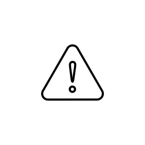 Ілюстрація Знаку Небезпеки Екзаменації Знак Уваги Символ Попередження Про Небезпеку — стоковий вектор
