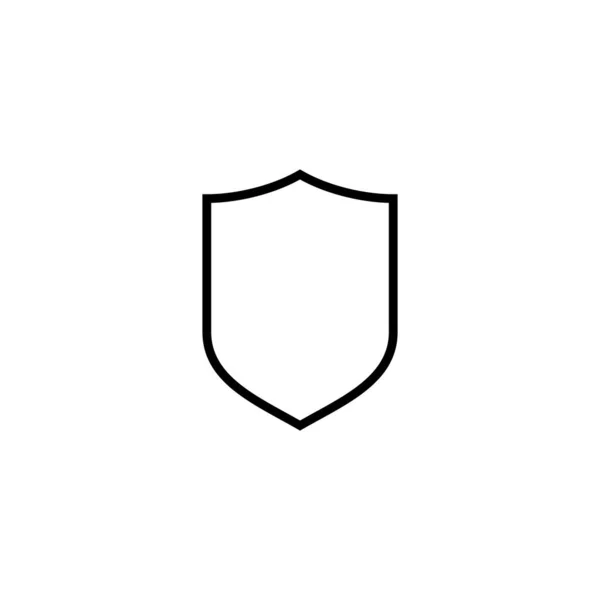 盾牌图标矢量插图 保护图标 安全标志和标志 — 图库矢量图片