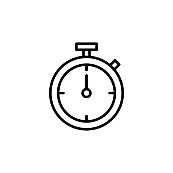 Stoppur Ikon Vektor Illustration Timertecken Och Symbol Nedräkningsikonen Tidsfrist — Stock vektor