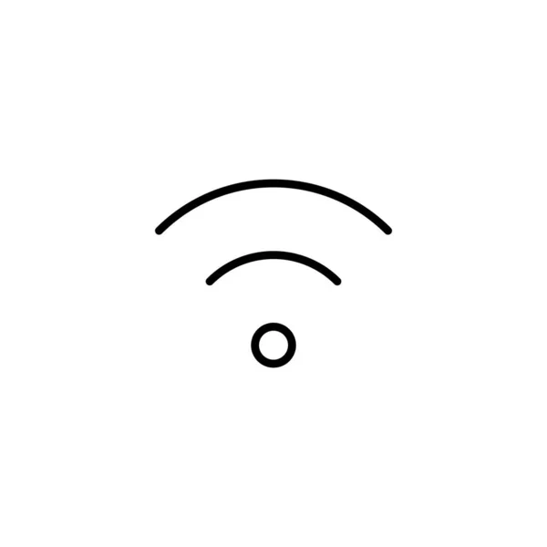 Icono Wifi Ilustración Vectorial Señal Símbolo Icono Inalámbrico — Vector de stock