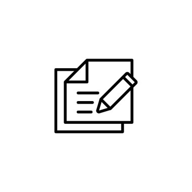 Note icon vector illustration. notepad sign and symbol