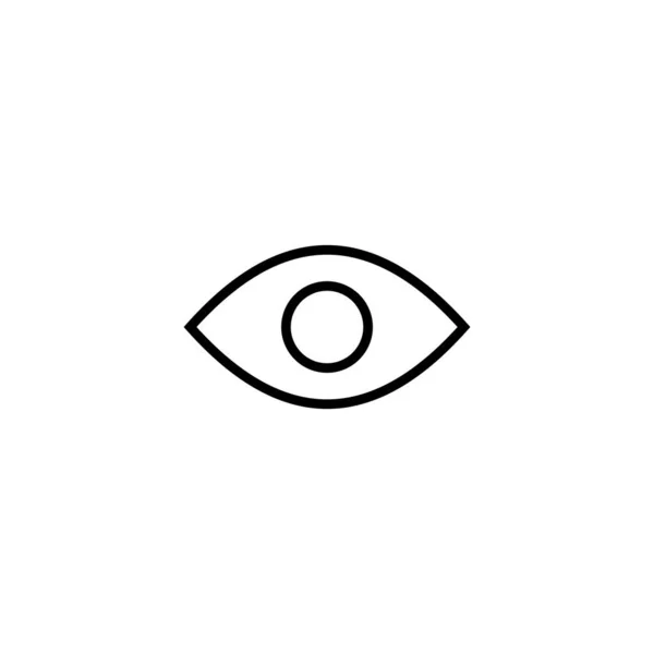 アイコンベクトルイラスト 目の記号と記号 ルック ビジョンのアイコン — ストックベクタ