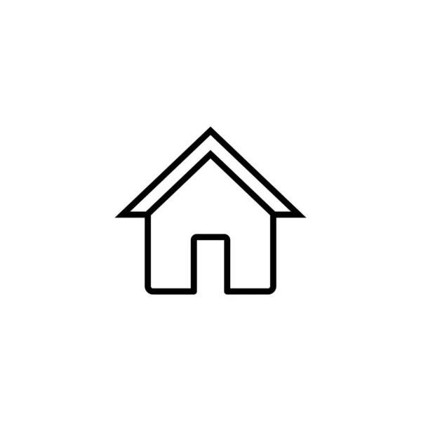 家のアイコンベクトルイラスト ホームサインとシンボル — ストックベクタ
