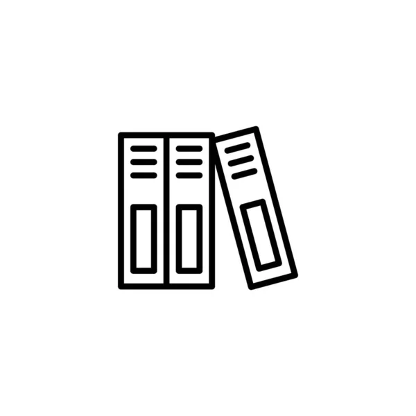 Abbildung Des Bibliothekssymbols Bildungszeichen Und Symbol — Stockvektor