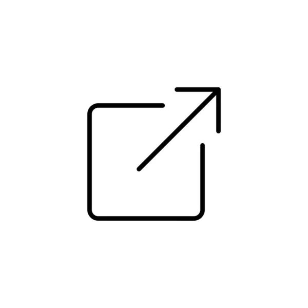 Partager Illustration Vectorielle Icône Partage Signe Symbole — Image vectorielle