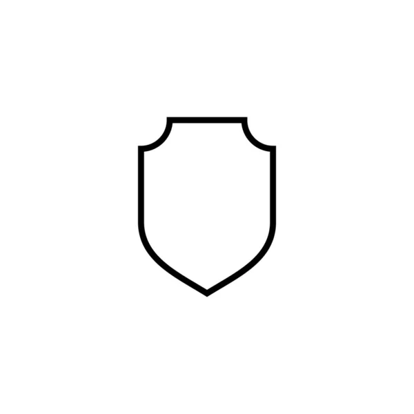 Ilustracja Wektora Tarczy Ikona Ochrony Znak Symbol Bezpieczeństwa — Wektor stockowy