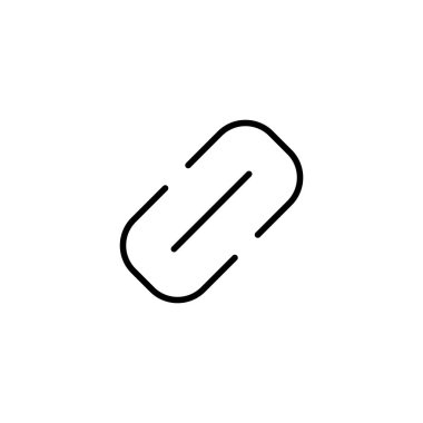 Bağlantı simgesi vektör illüstrasyonu. Hiper bağlantı zinciri işareti ve sembolü