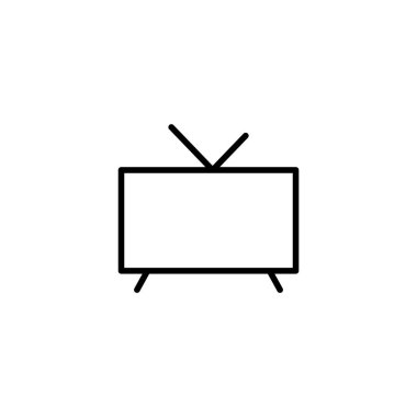 Televizyon ikonu vektör illüstrasyonu. televizyon işareti ve sembol