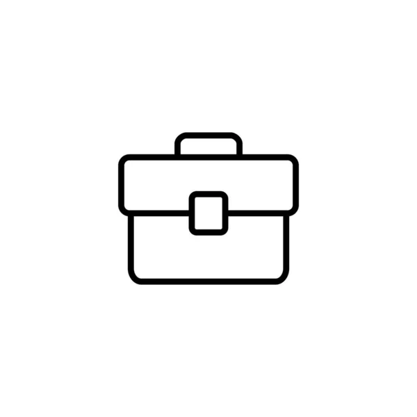 Ilustracja Wektora Teczki Znak Walizki Symbol Symbol Bagażu — Wektor stockowy