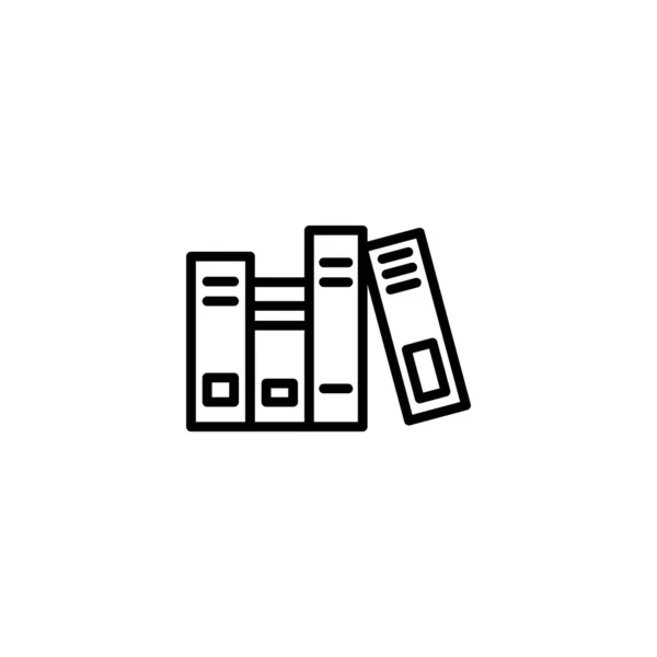 Abbildung Des Bibliothekssymbols Bildungszeichen Und Symbol — Stockvektor