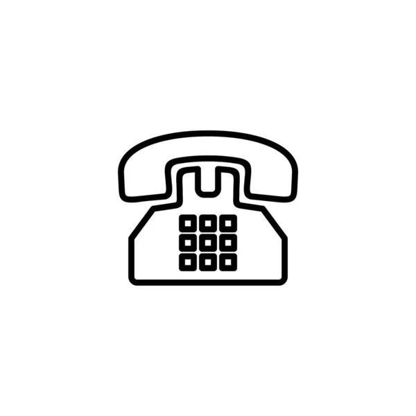 Illustrazione Vettoriale Icona Del Telefono Segnale Telefonico Simbolo — Vettoriale Stock