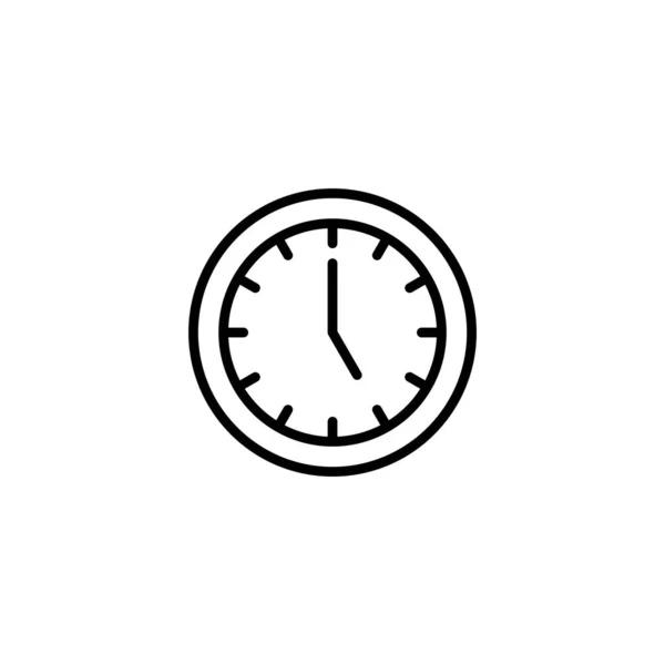 Illustration Des Uhrzeigersymbol Vektors Zeitzeichen Und Symbol Uhr Symbol — Stockvektor