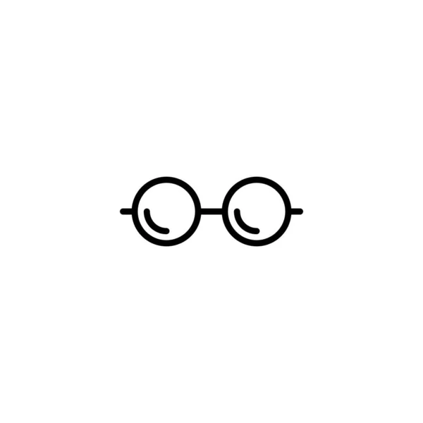 Illustration Vectorielle Icône Lunettes Verres Signe Symbole — Image vectorielle