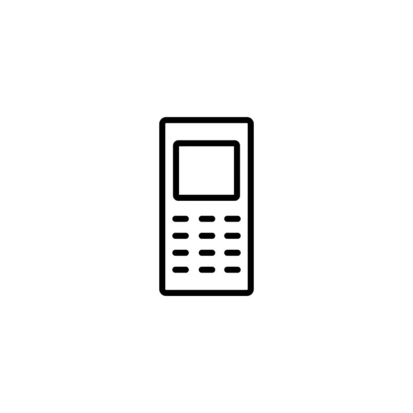 Векторная Иллюстрация Значка Телефона Позывной Символ Телефонный Символ — стоковый вектор