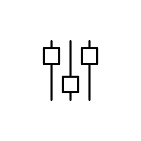Icoana Ilustrație Vectorială Cog Setări Semn Simbol Gear Sign — Vector de stoc