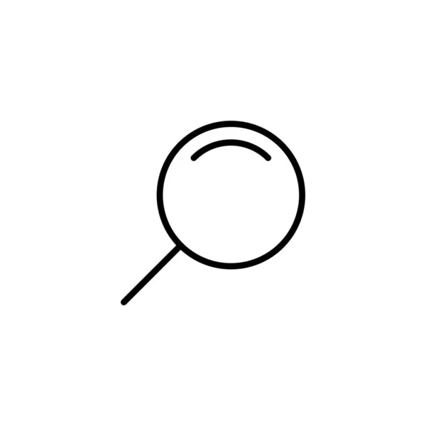Hledat Vektorovou Ilustraci Ikony Hledat Lupu Symbol — Stockový vektor