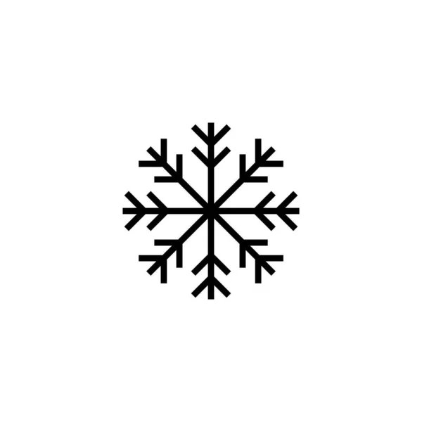 Lumikuvakevektorin Kuvitus Lumihiutale Merkki Symboli — vektorikuva