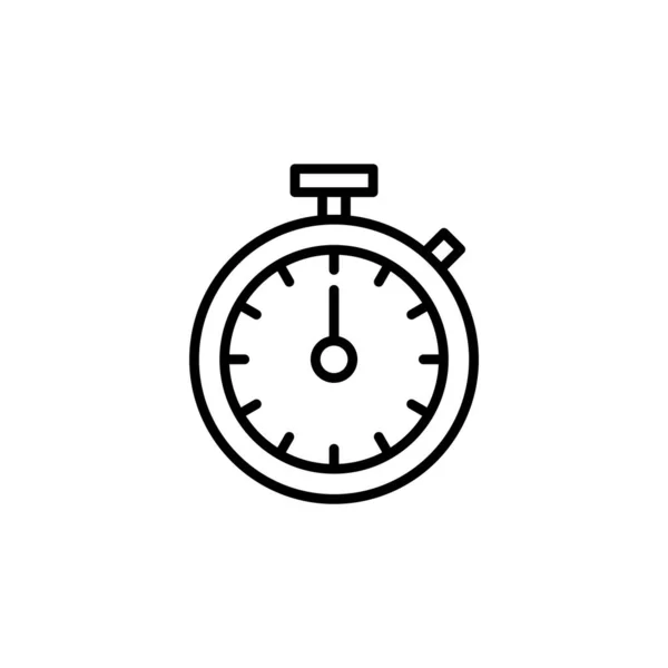 秒表图标矢量插图 时间标志和符号 倒计时图标 — 图库矢量图片