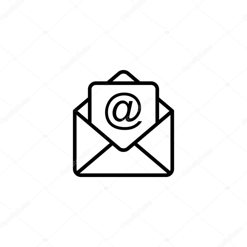 Mail icon vector illustration. email sign and symbol. E-mail icon. Envelope icon
