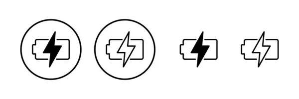 Akku Icon Vektorgrafik Ladezeichen Und Symbol Der Batterie Ladezustand Der — Stockvektor