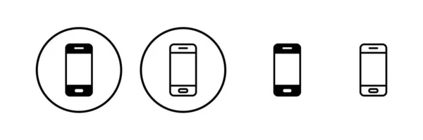 Піктограма Телефону Векторна Ілюстрація Виклик Знака Символу Символ Телефону — стоковий вектор