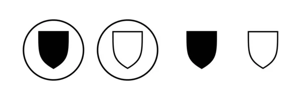 Sköld Ikon Vektor Illustration Skyddsikonen Säkerhetsskylt Och Symbol — Stock vektor