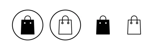 Иллюстрация Вектора Значка Сумки Покупок Торговый Знак Символ — стоковый вектор