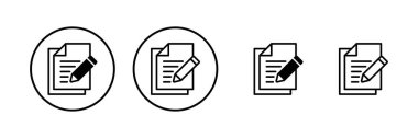 Note icon vector illustration. notepad sign and symbol