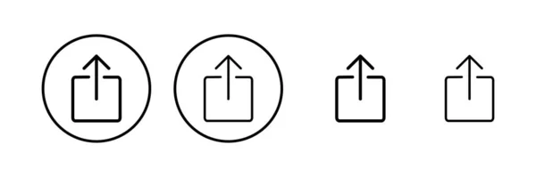 共享图标向量示例 共享标志和符号 — 图库矢量图片