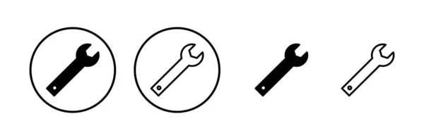 缩放图标矢量插图 修理图标 工具符号和符号 — 图库矢量图片