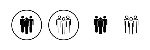 Άνθρωποι Εικονίδιο Διανυσματική Απεικόνιση Σημάδι Προσώπου Και Σύμβολο Διάνυσμα Εικονιδίων — Διανυσματικό Αρχείο