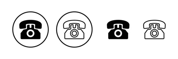 Ilustracja Wektora Telefonu Znak Symbol Telefonu — Wektor stockowy