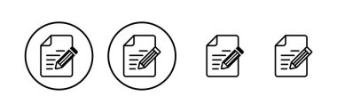 Note icon vector illustration. notepad sign and symbol