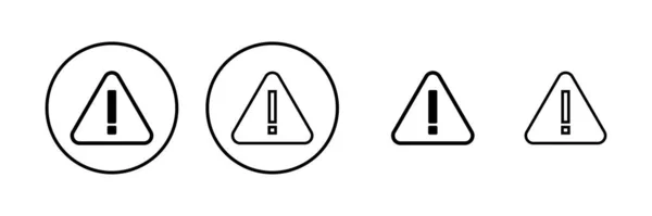Ilustrace Výkřiku Nebezpečí Značka Symbol Pozornosti Varovné Znamení Nebezpečí — Stockový vektor