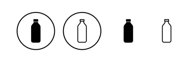 Ilustracja Wektora Butelki Znak Butelki Symbol — Wektor stockowy