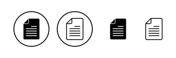 文档图标向量说明 纸牌和符号 文件Icon — 图库矢量图片