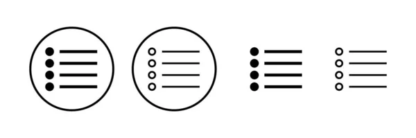Menu Illustration Vectorielle Icône Signe Symbole Menu Web Symbole Menu — Image vectorielle