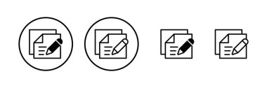 Note icon vector illustration. notepad sign and symbol