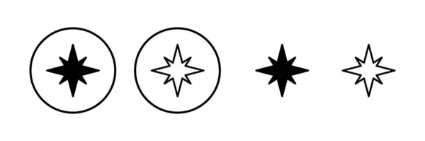 Compass Icon Vector Illustration Arrow Compass Icon Sign Symbol — Stock Vector