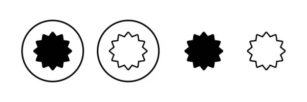 Illustration Vectorielle Icône Badge Prix Icône Vecteur Atteindre Signe Symboles — Image vectorielle